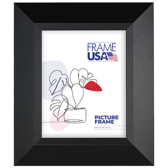 Frame USA Black Series Large Black Single Image Picture Frame